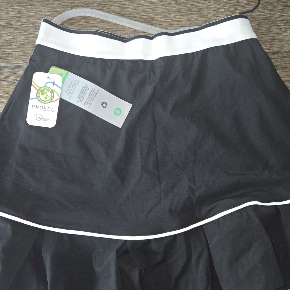 Mono B Black and White Skater Skirt